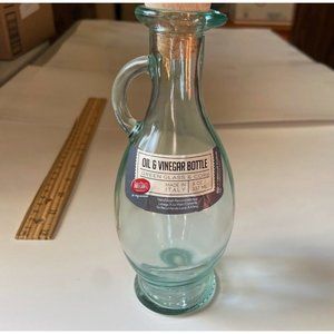 TableCraft Tuscany 8 Ounce Oil Bottle with Cork Stopper